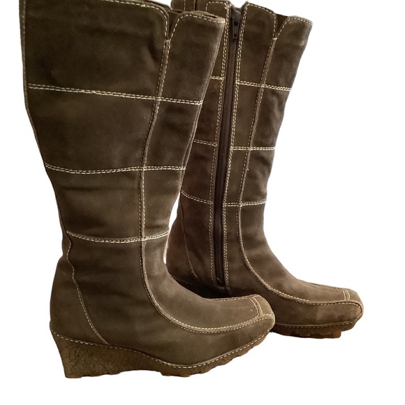 Vintage suede wedge - Picture 3 of 6